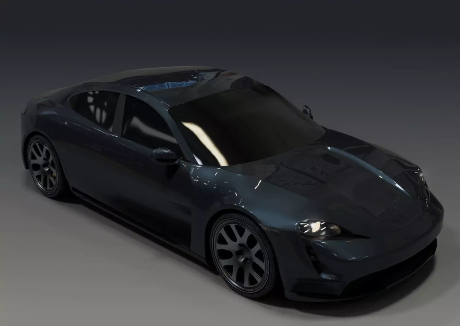 Porshe porsche sports car 3D model_0