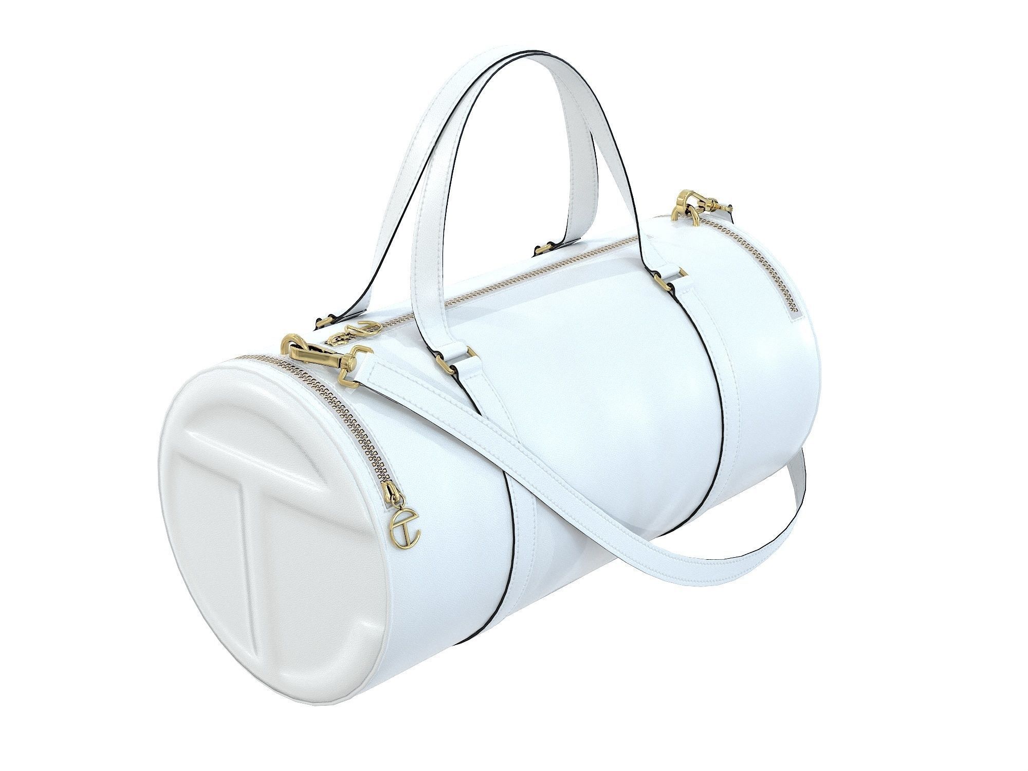 Telfar Duffle bag Low-poly 3D model_4
