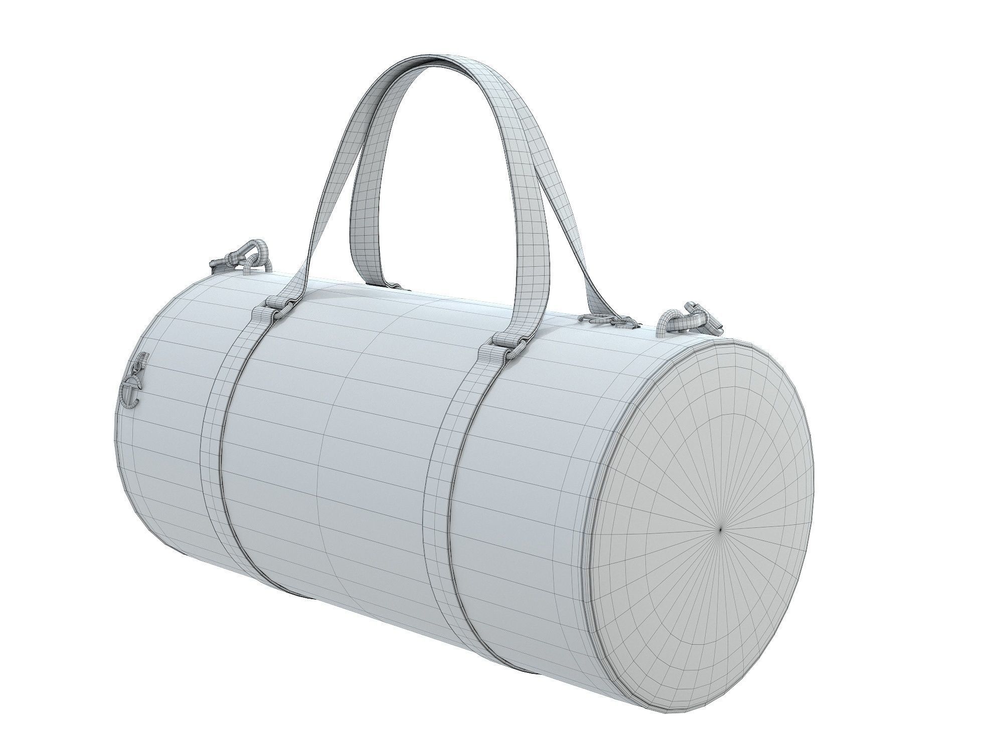 Telfar Duffle bag Low-poly 3D model_14