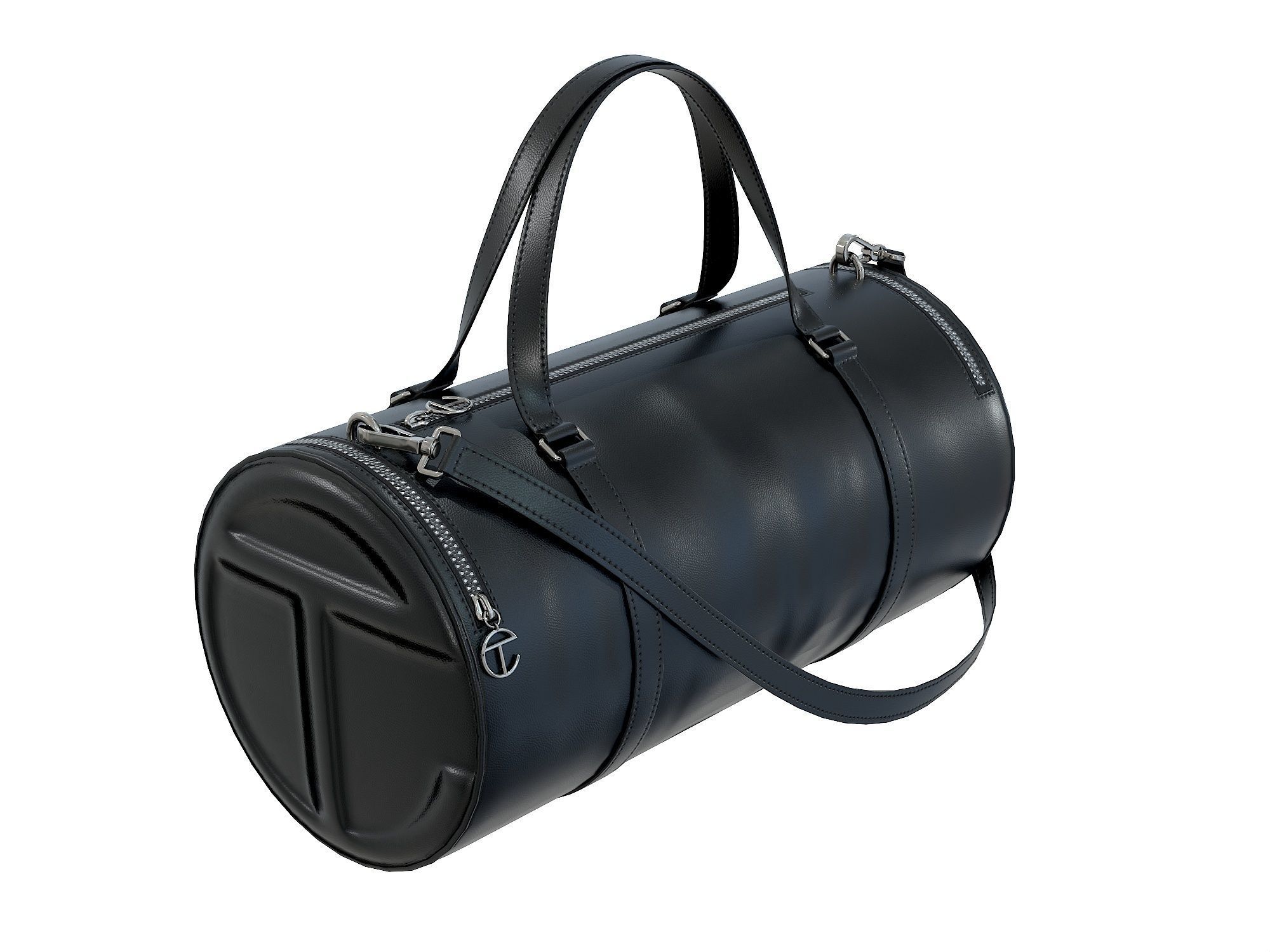 Telfar Duffle bag Low-poly 3D model_6