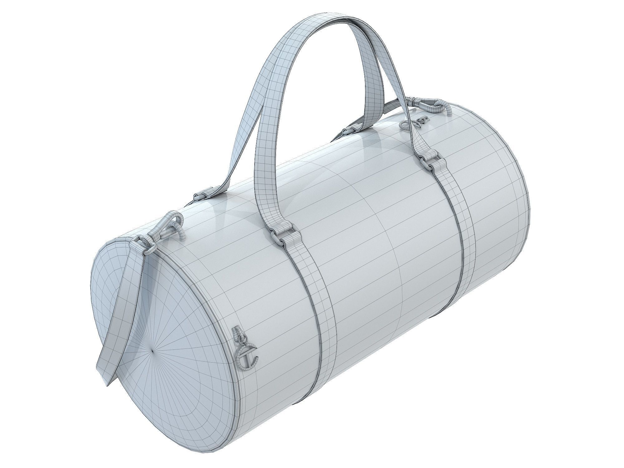 Telfar Duffle bag Low-poly 3D model_15