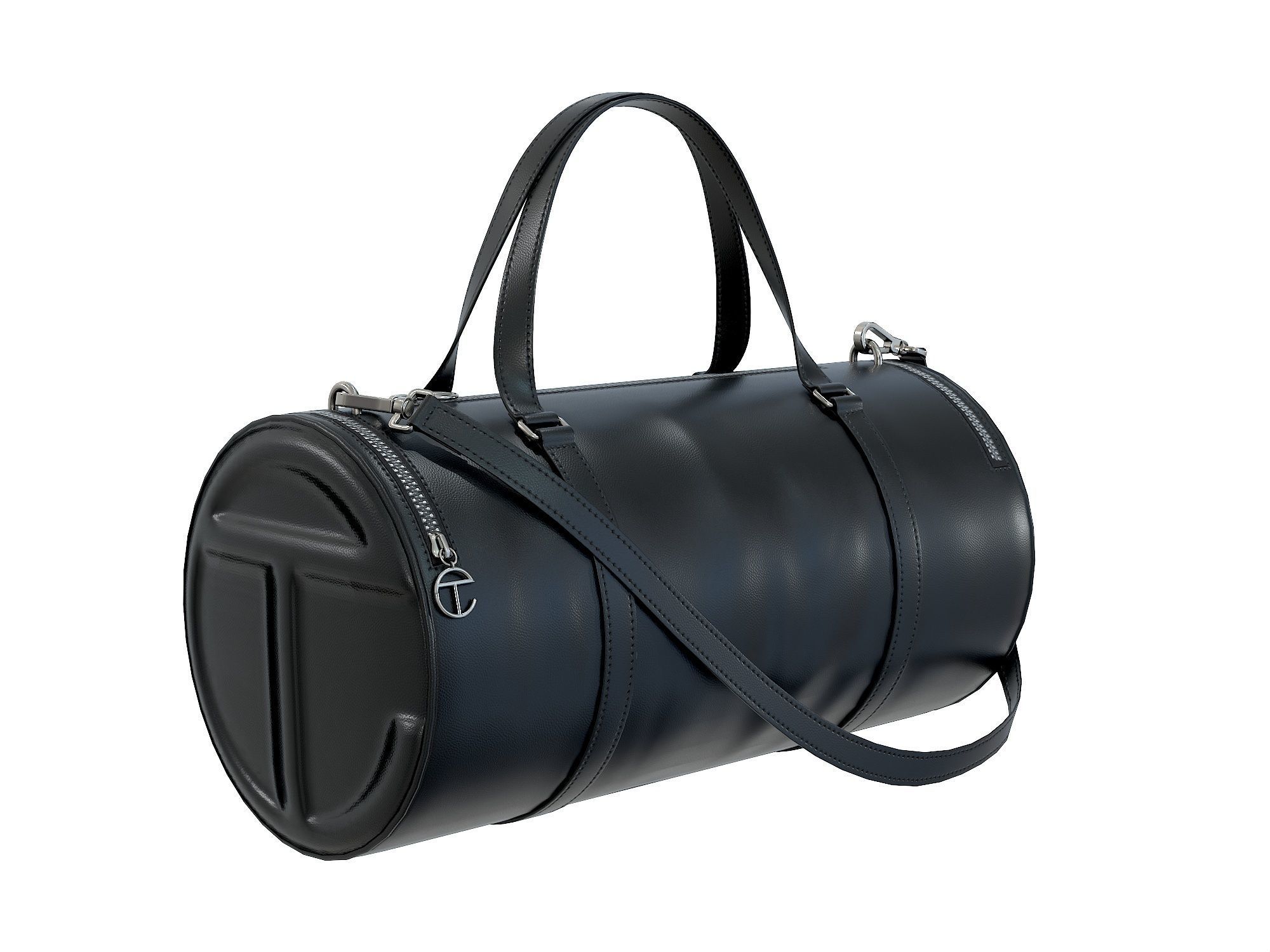 Telfar Duffle bag Low-poly 3D model_3