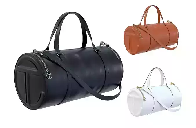 Telfar Duffle bag Low-poly 3D model