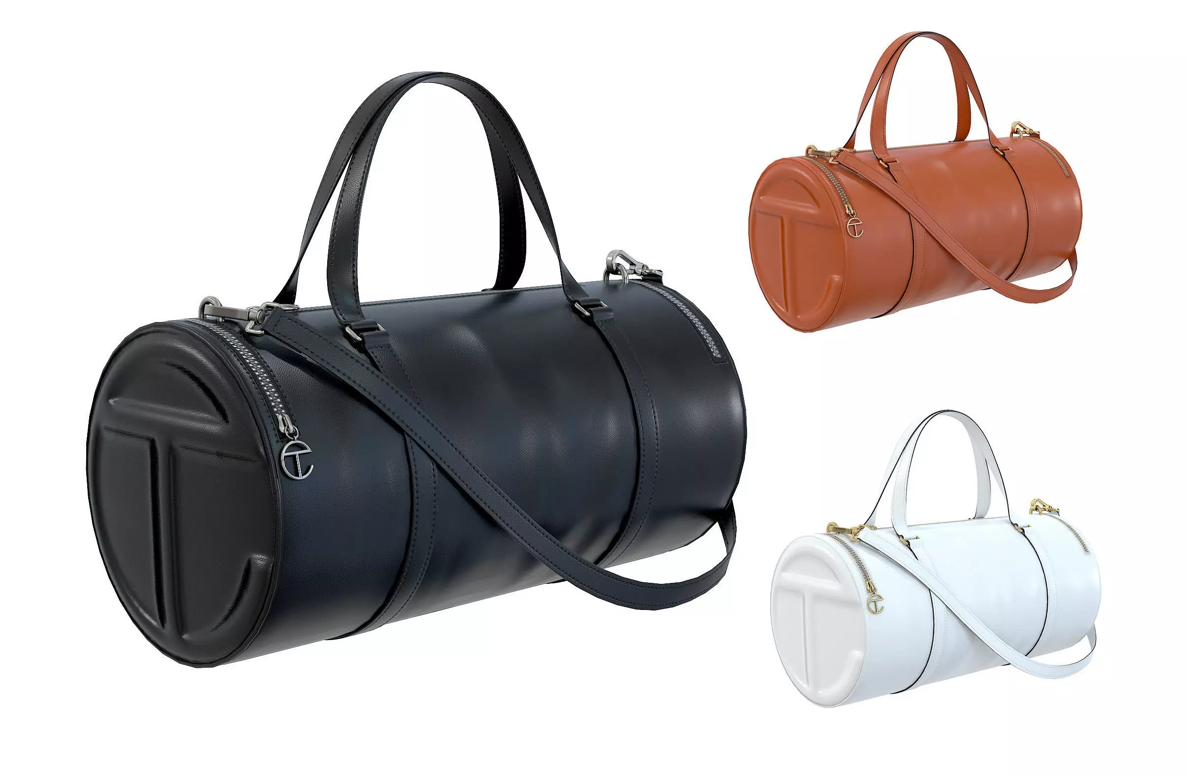 Telfar Duffle bag Low-poly 3D model_0