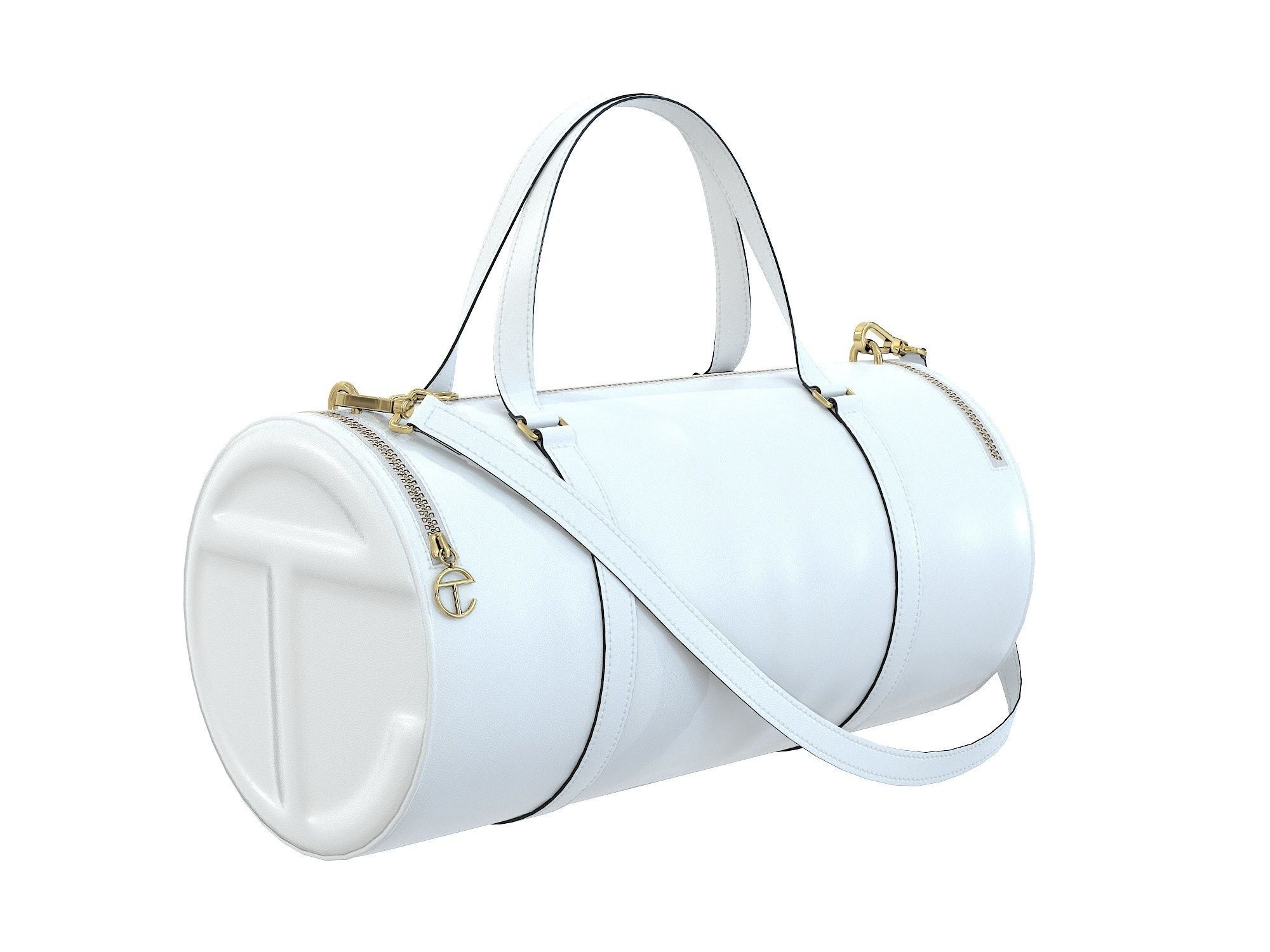 Telfar Duffle bag Low-poly 3D model_2