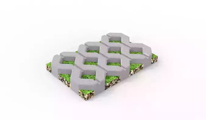 Grass Paver 3D model