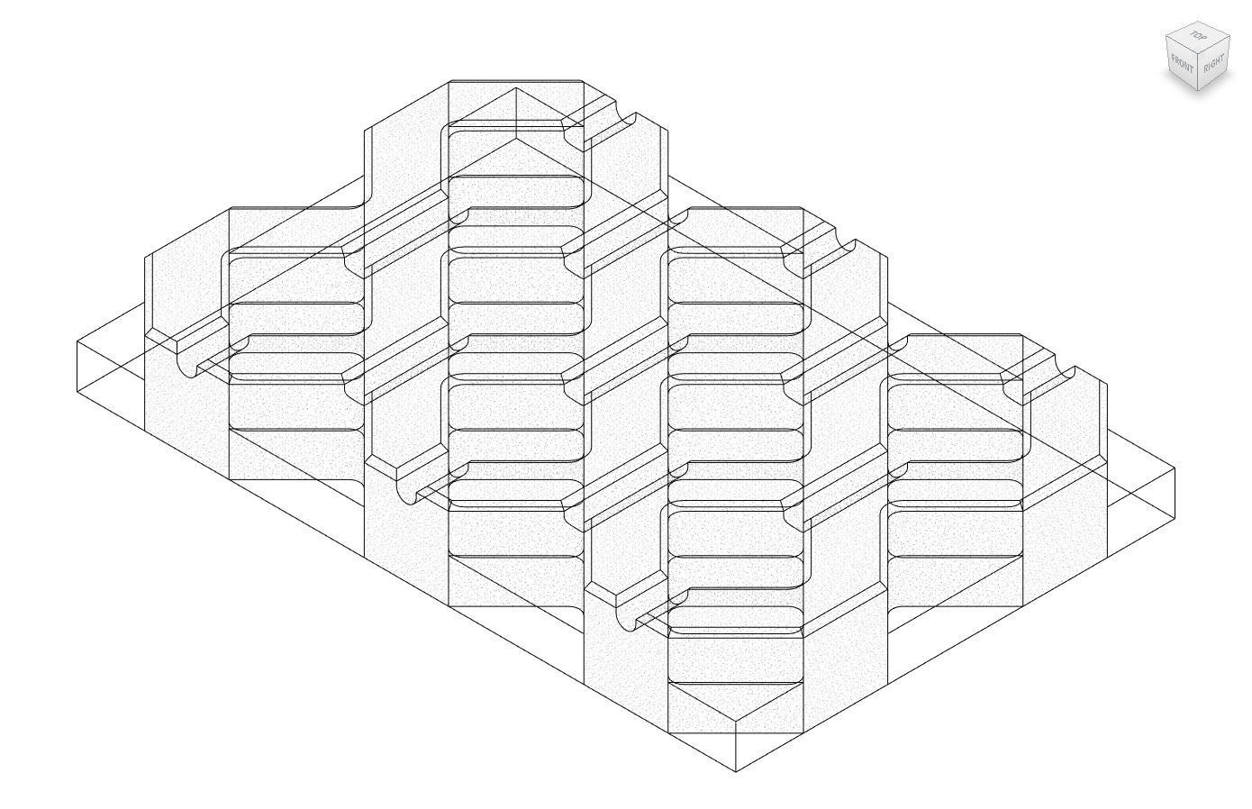 Grass Paver 3D model_4