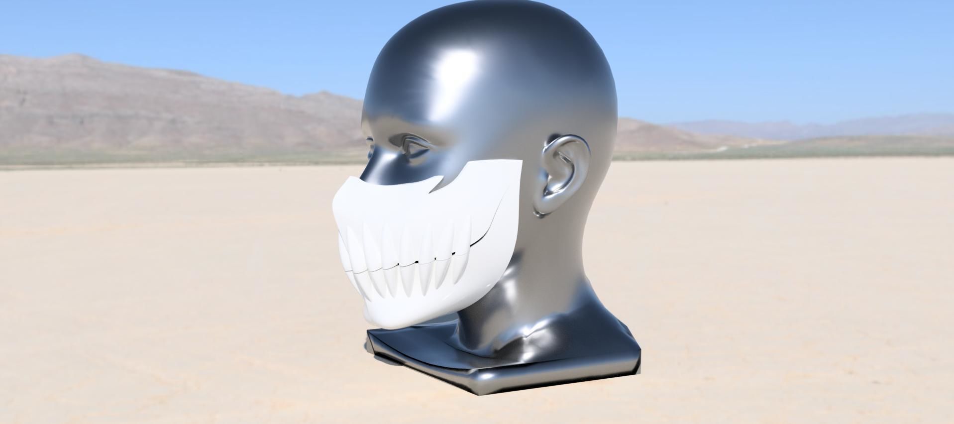 Harribel Hollow - Espada Mask - Bleach 3D print 3D print model_2