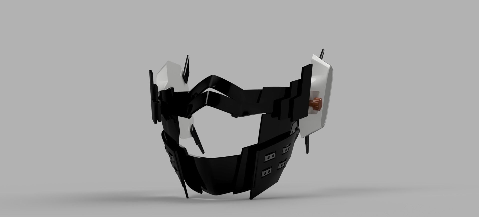 HITOSHI SHINSO MASK - MY HERO ACADEMIA 3D print model_8