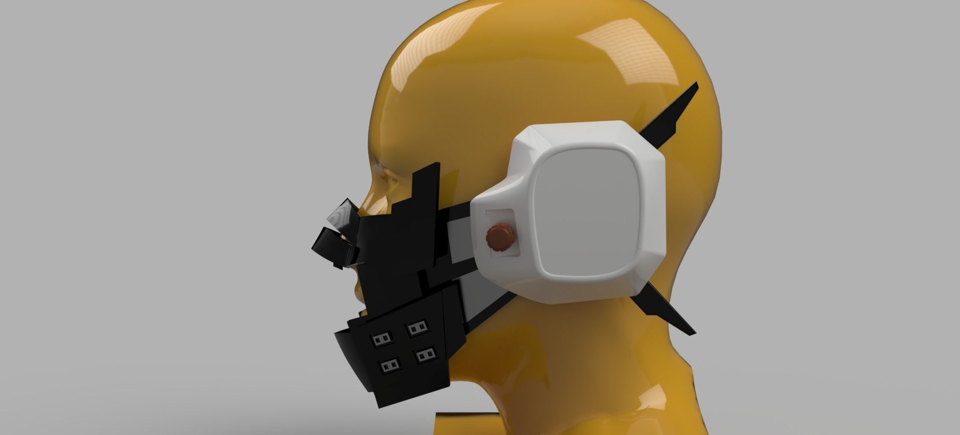 HITOSHI SHINSO MASK - MY HERO ACADEMIA 3D print model_5