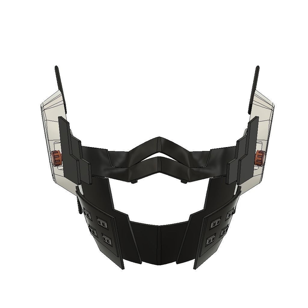 HITOSHI SHINSO MASK - MY HERO ACADEMIA 3D print model_10