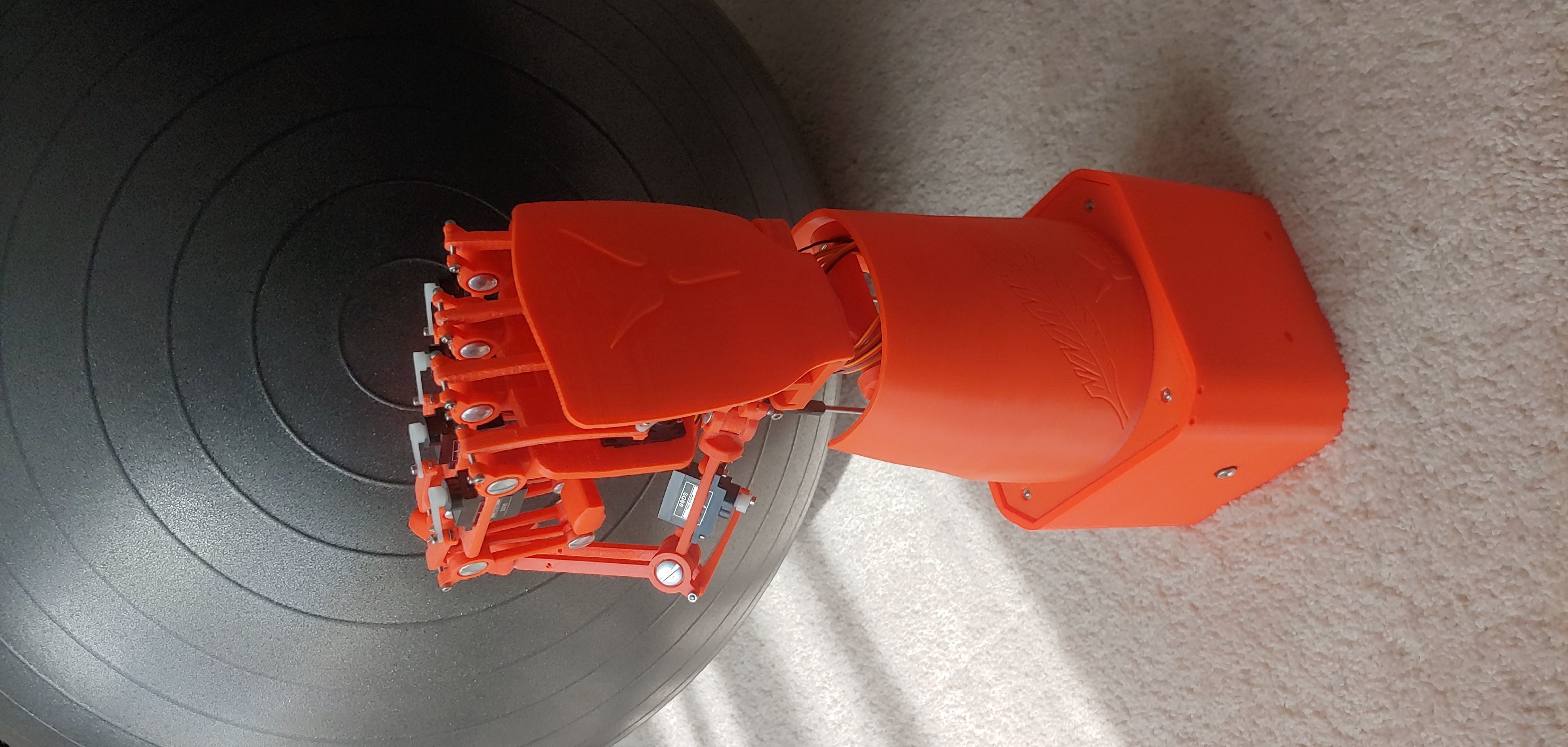 MECH-A2 ROBOTIC - BIONIC HAND AND LOWER ARM 3D print model_5