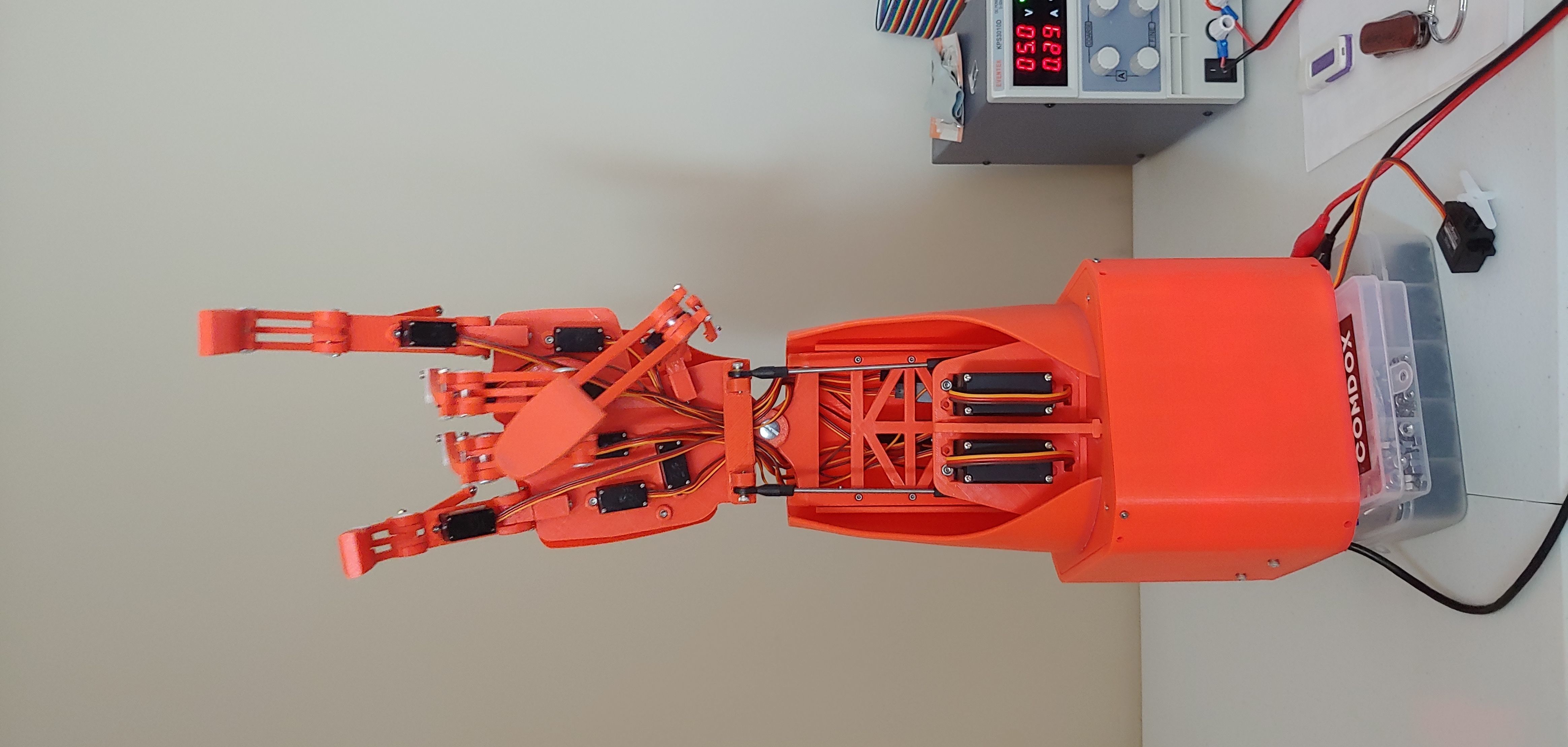 MECH-A2 ROBOTIC - BIONIC HAND AND LOWER ARM 3D print model_8