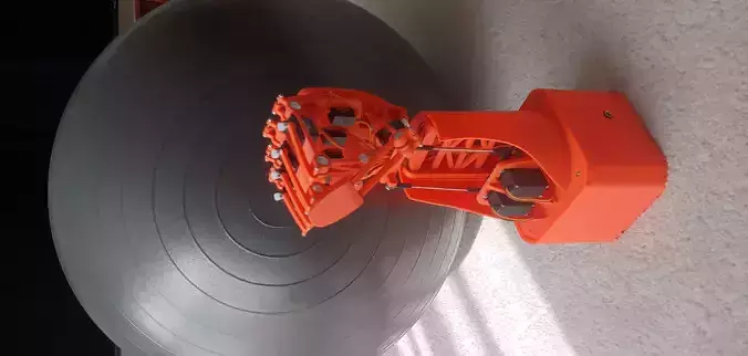 MECH-A2 ROBOTIC - BIONIC HAND AND LOWER ARM 3D print model