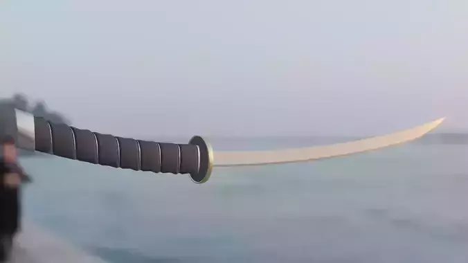 Katana low-poly Ninja 