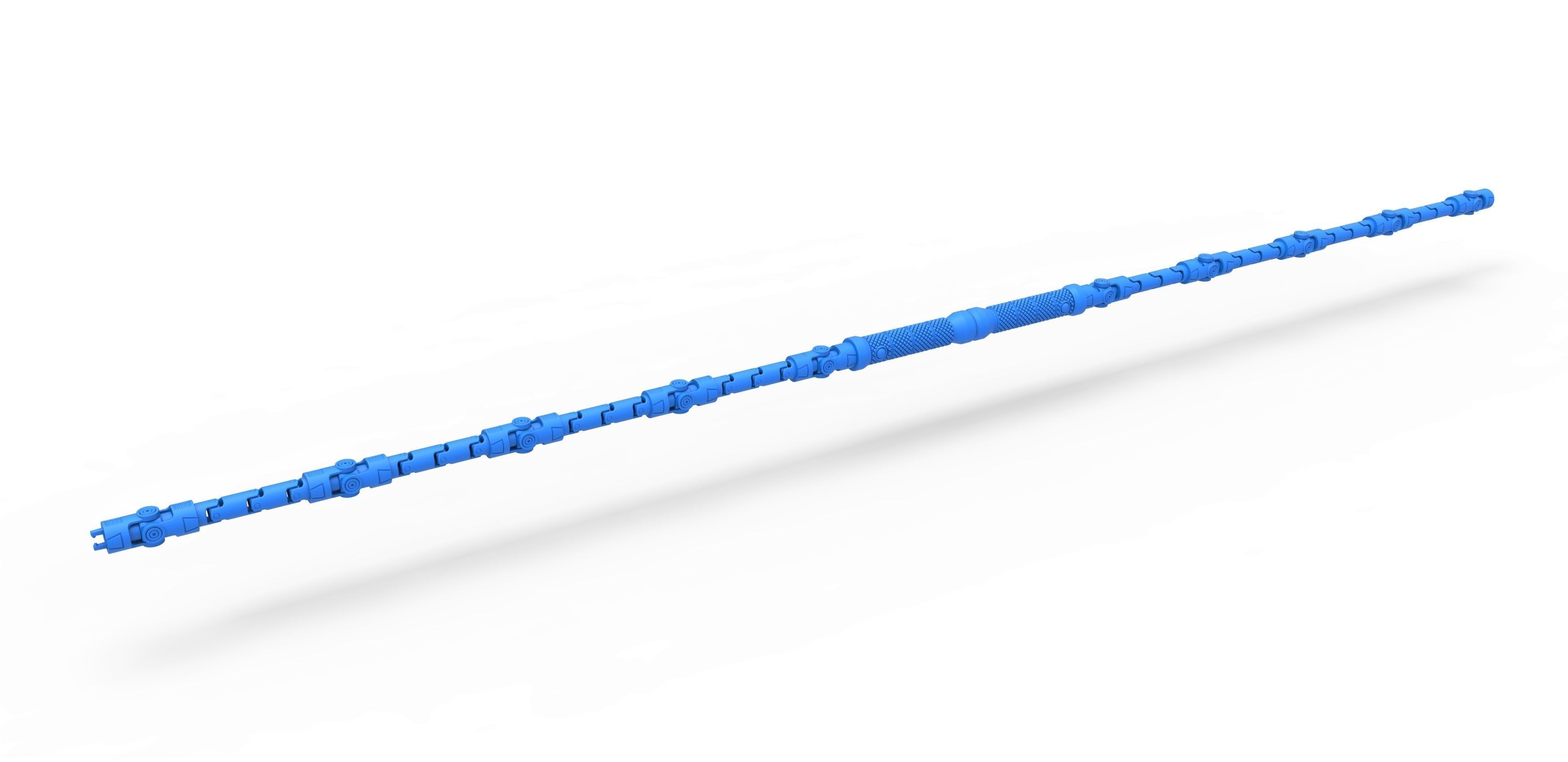 Fight stick of Yelena Belova from movie Black Widow 2021 3D print model_8