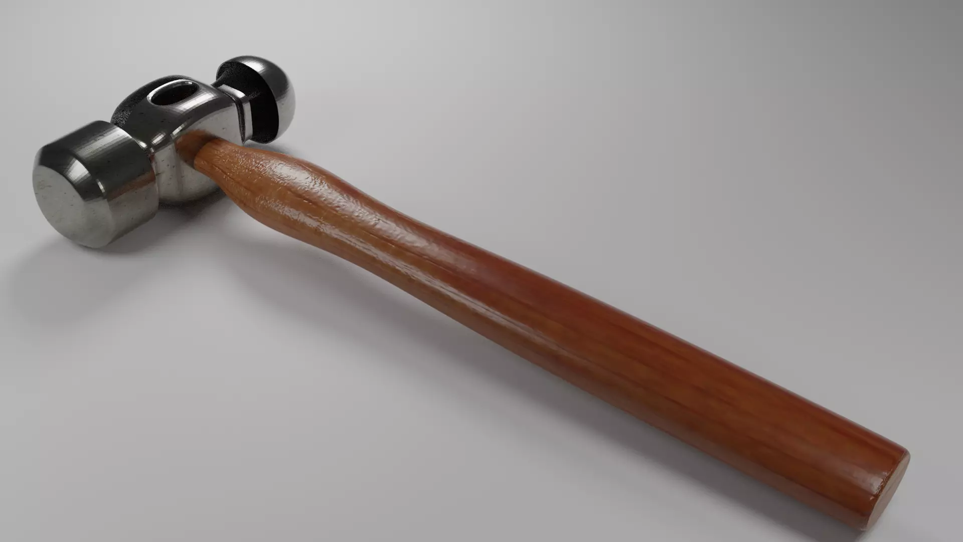 hammer with wooden handle Free 3D model