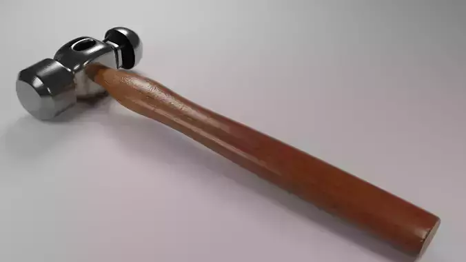 hammer with wooden handle