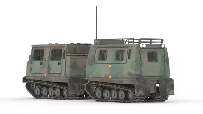 Bandvagn 206 Low Poly