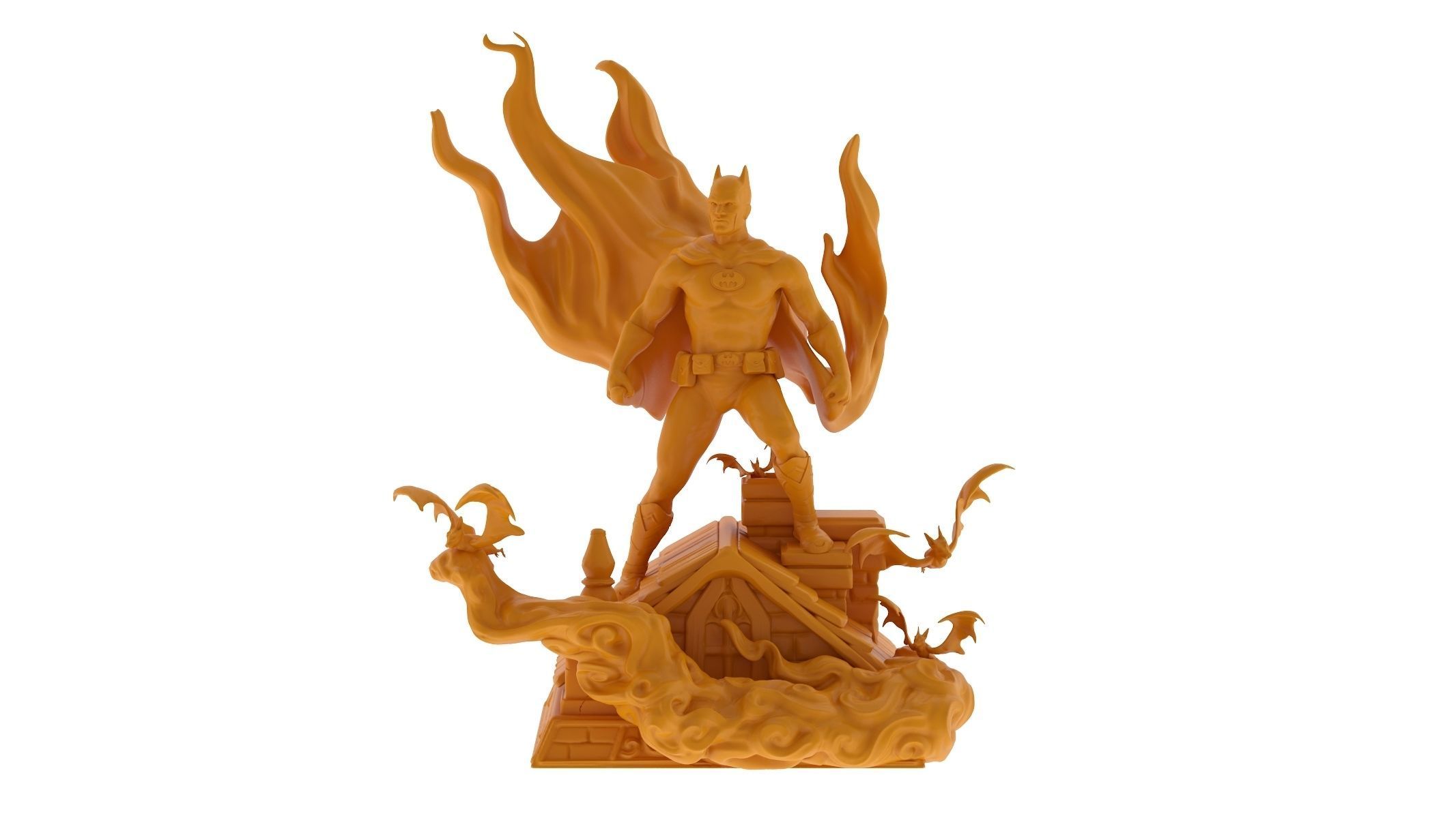 Batman - 3D Printable 3D model_1