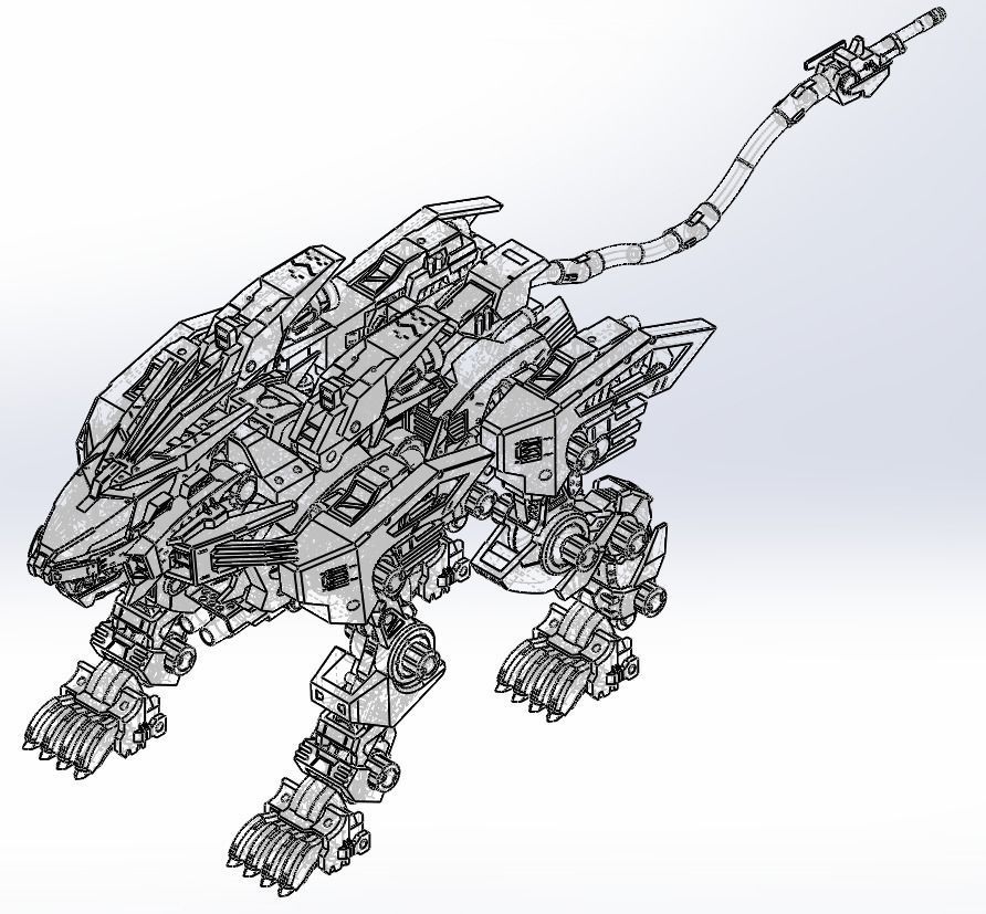 Liger Zero 3D model_6