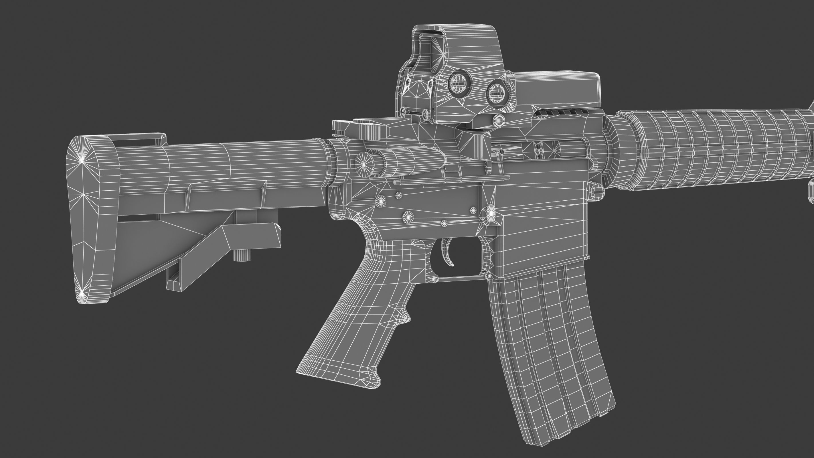 Colt Canada C8A1 Low-poly 3D model_20