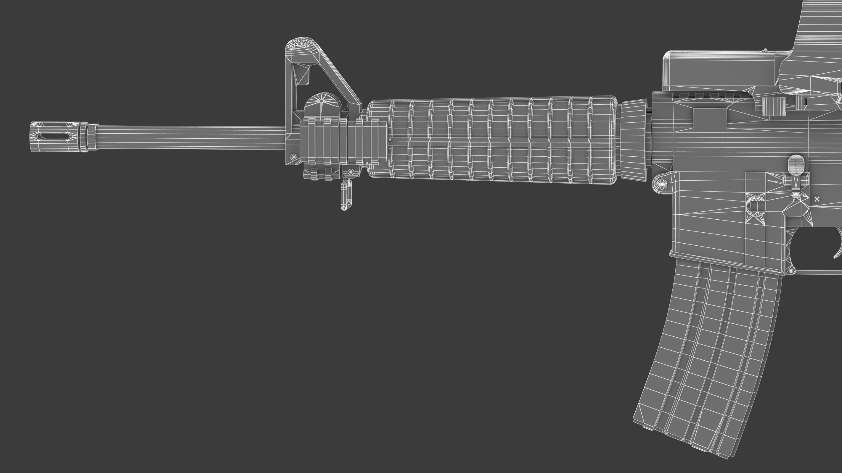 Colt Canada C8A1 Low-poly 3D model_22