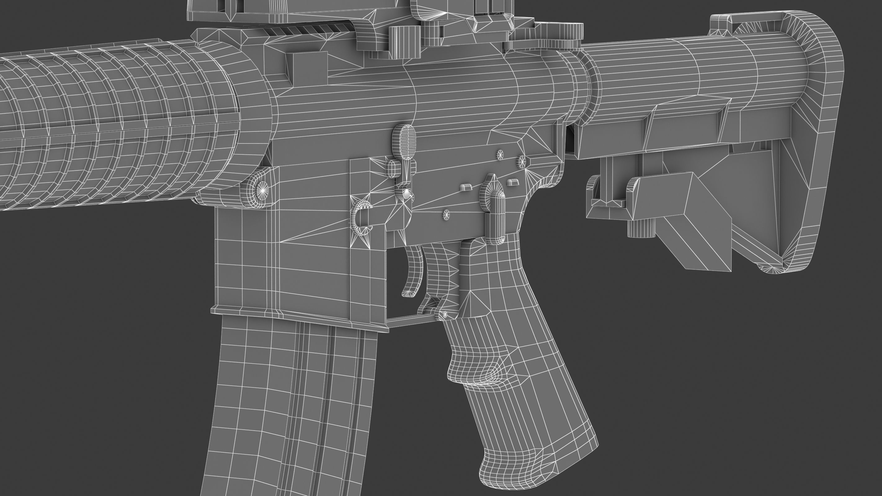 Colt Canada C8A1 Low-poly 3D model_23