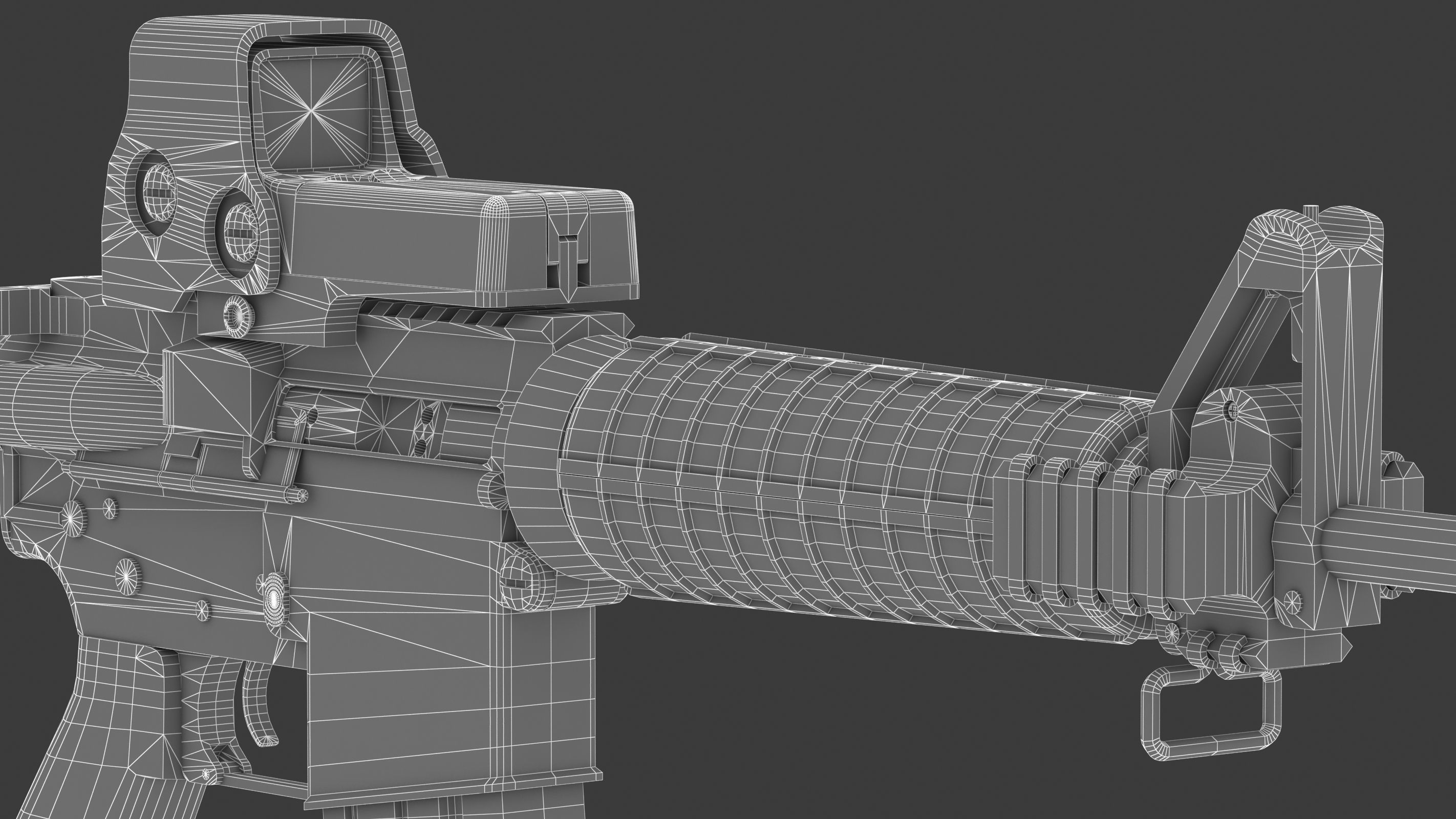 Colt Canada C8A1 Low-poly 3D model_24