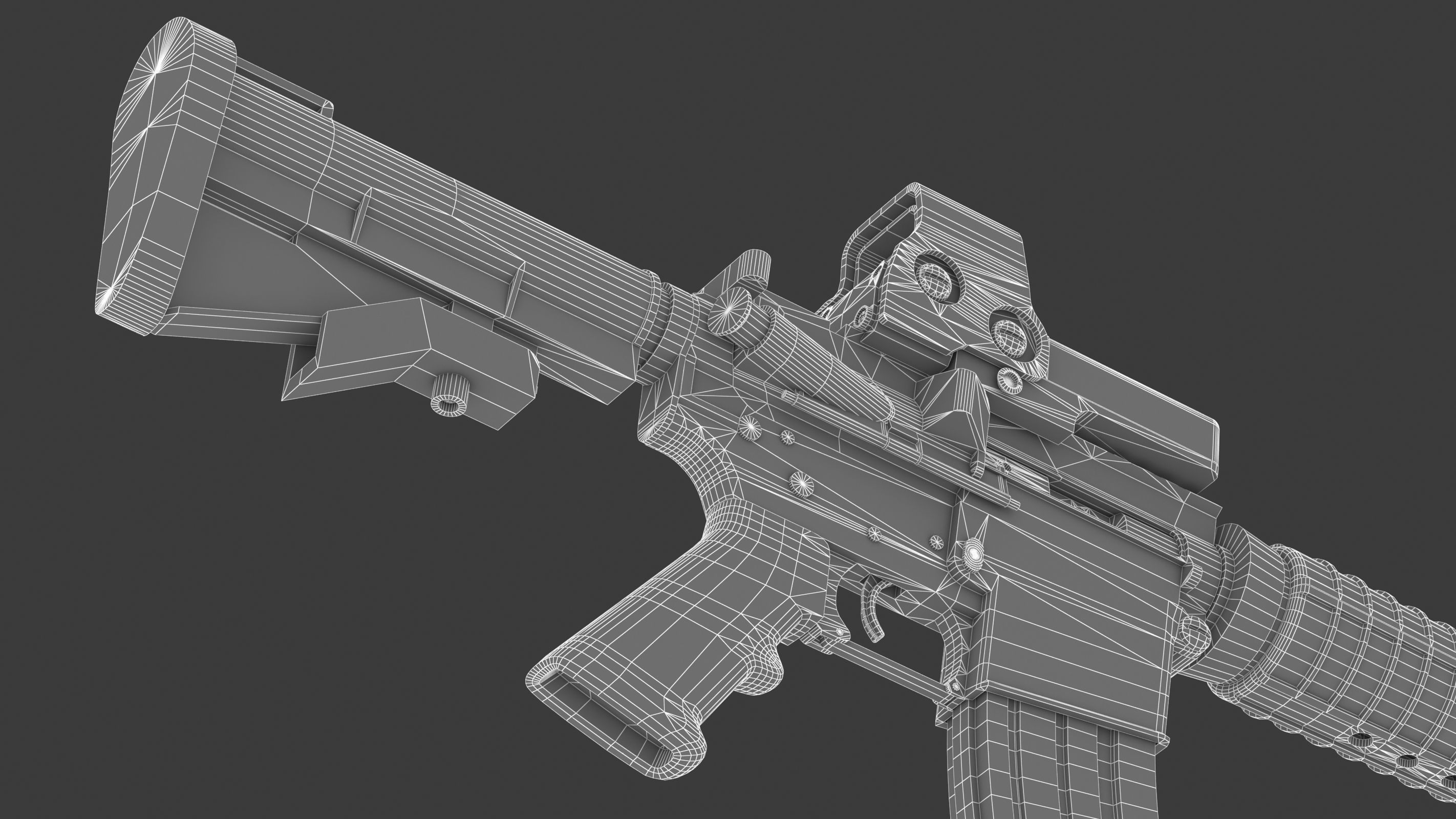 Colt Canada C8A1 Low-poly 3D model_26