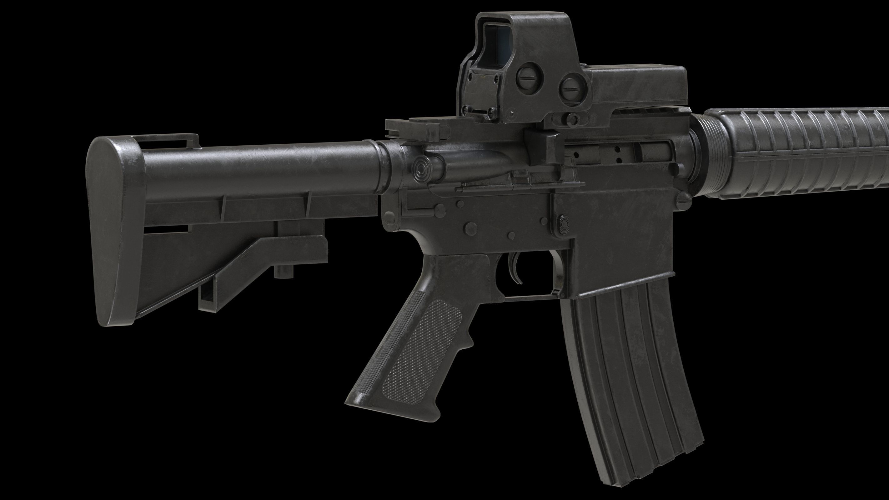 Colt Canada C8A1 Low-poly 3D model_5