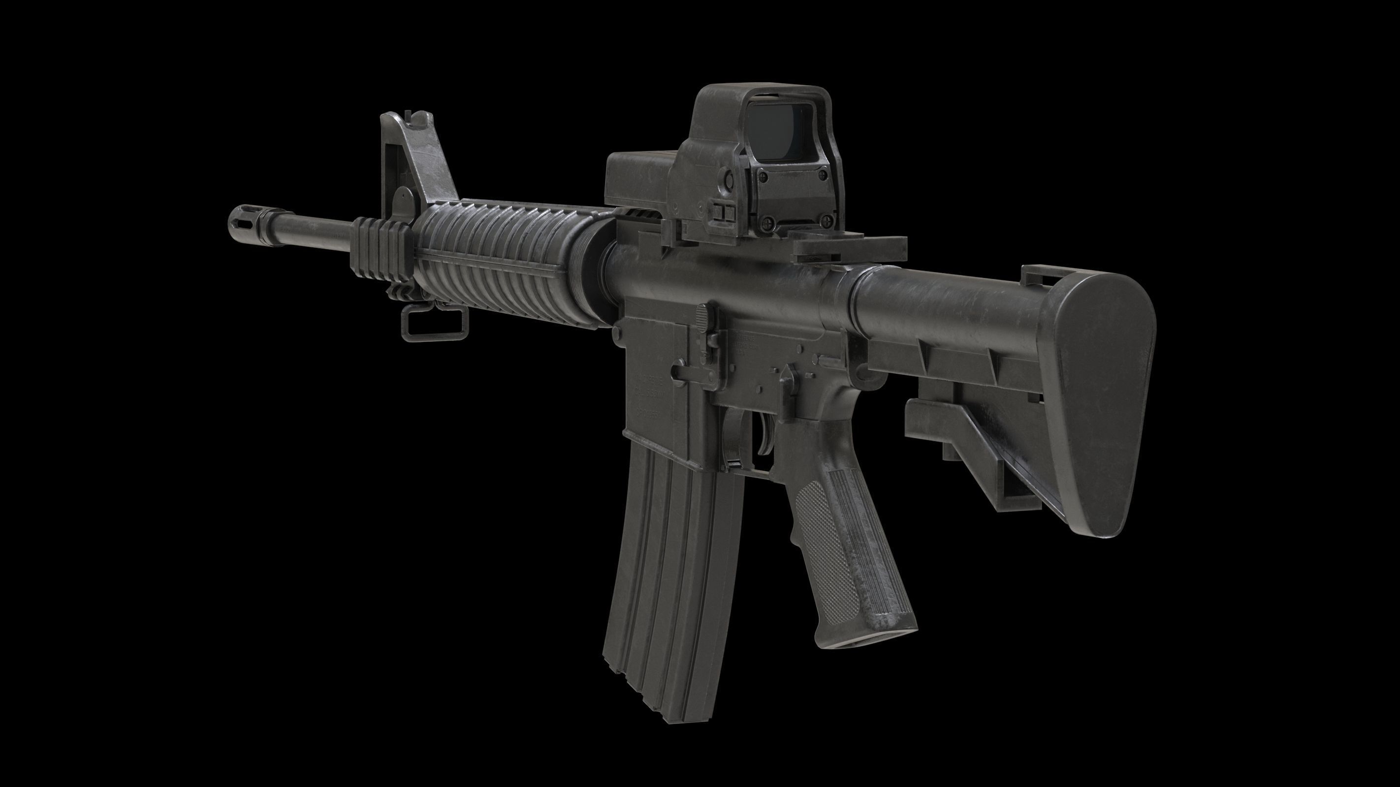 Colt Canada C8A1 Low-poly 3D model_1