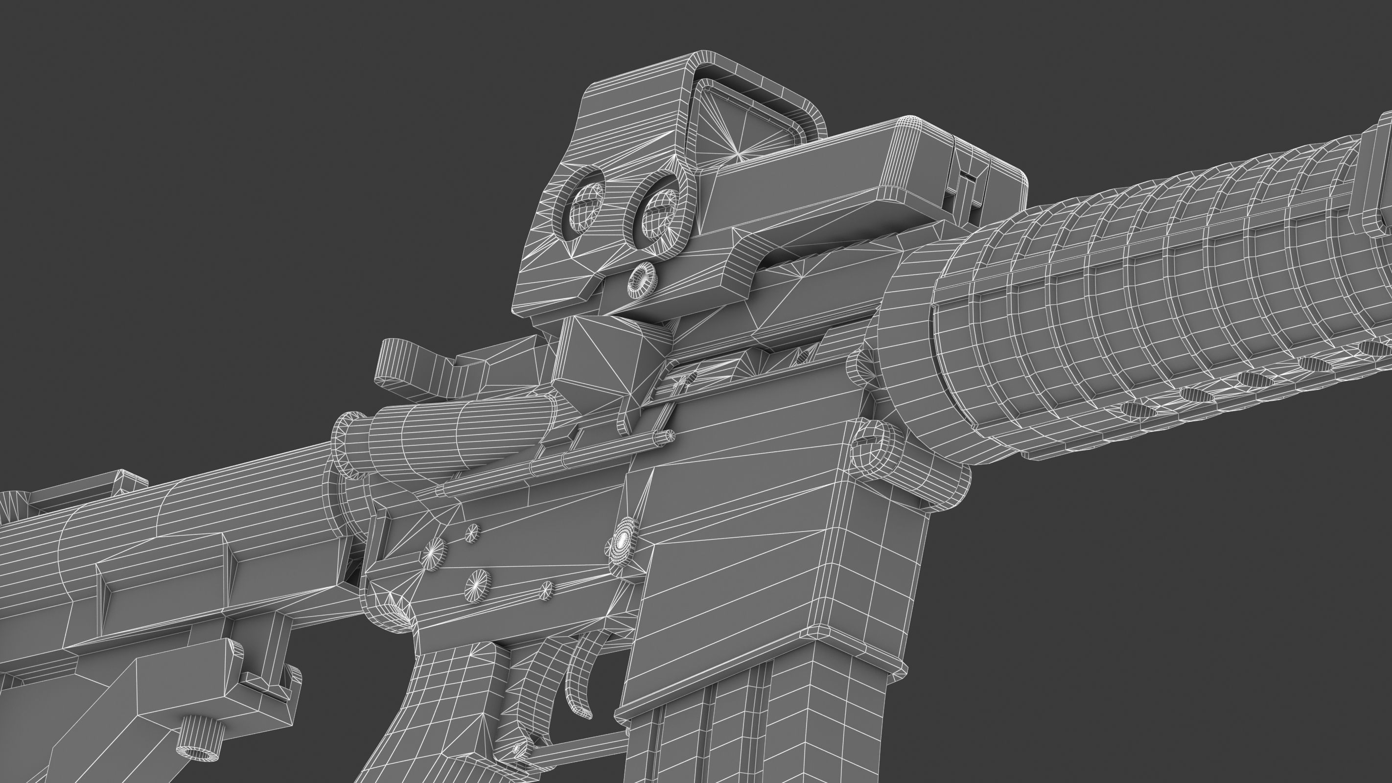 Colt Canada C8A1 Low-poly 3D model_28