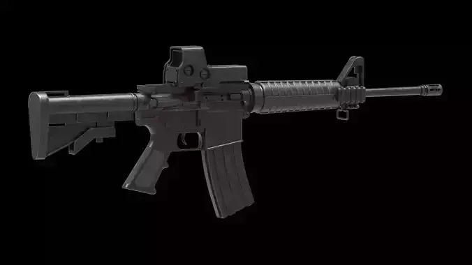 Colt Canada C8A1 Low-poly 3D model