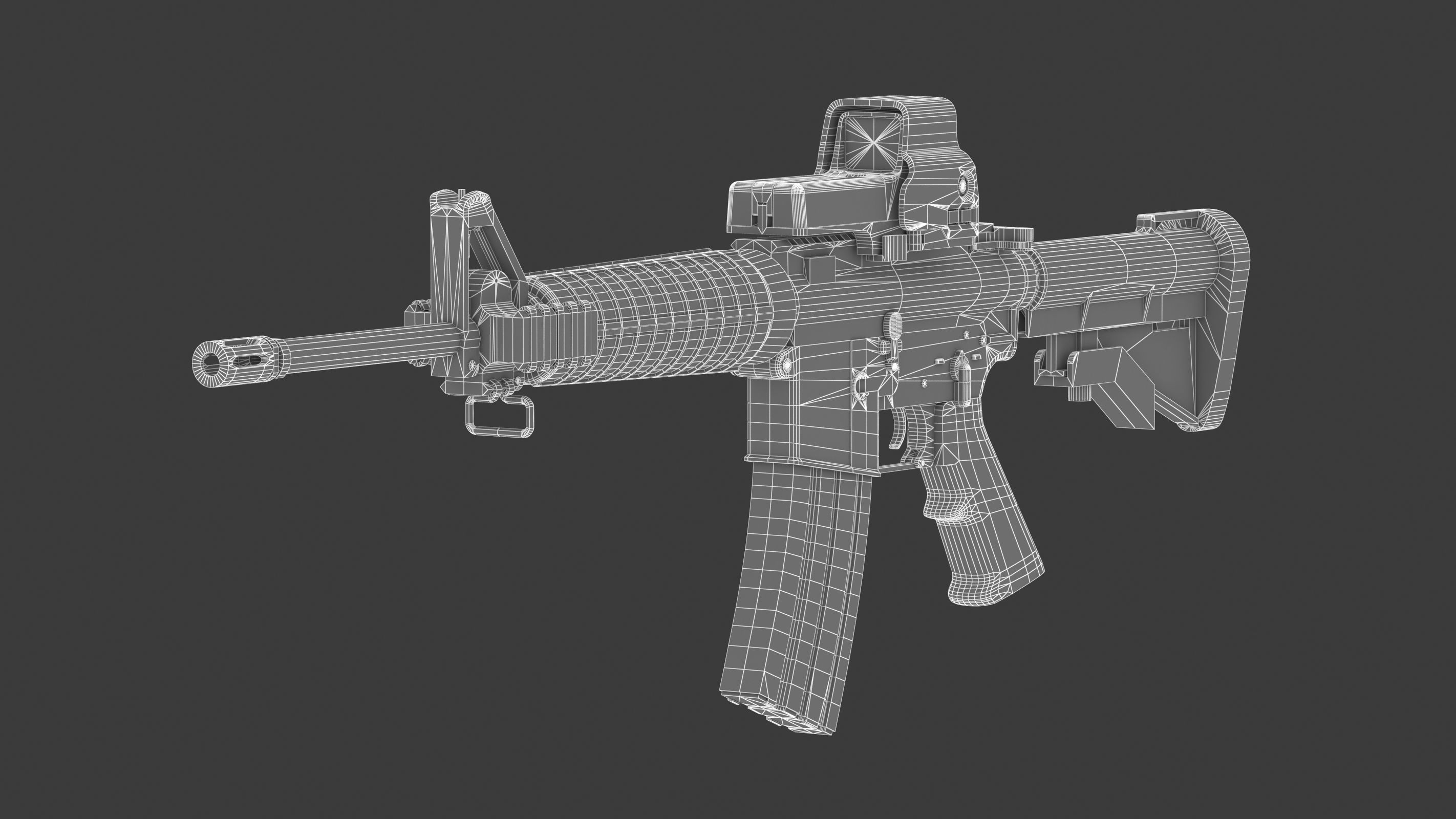 Colt Canada C8A1 Low-poly 3D model_18