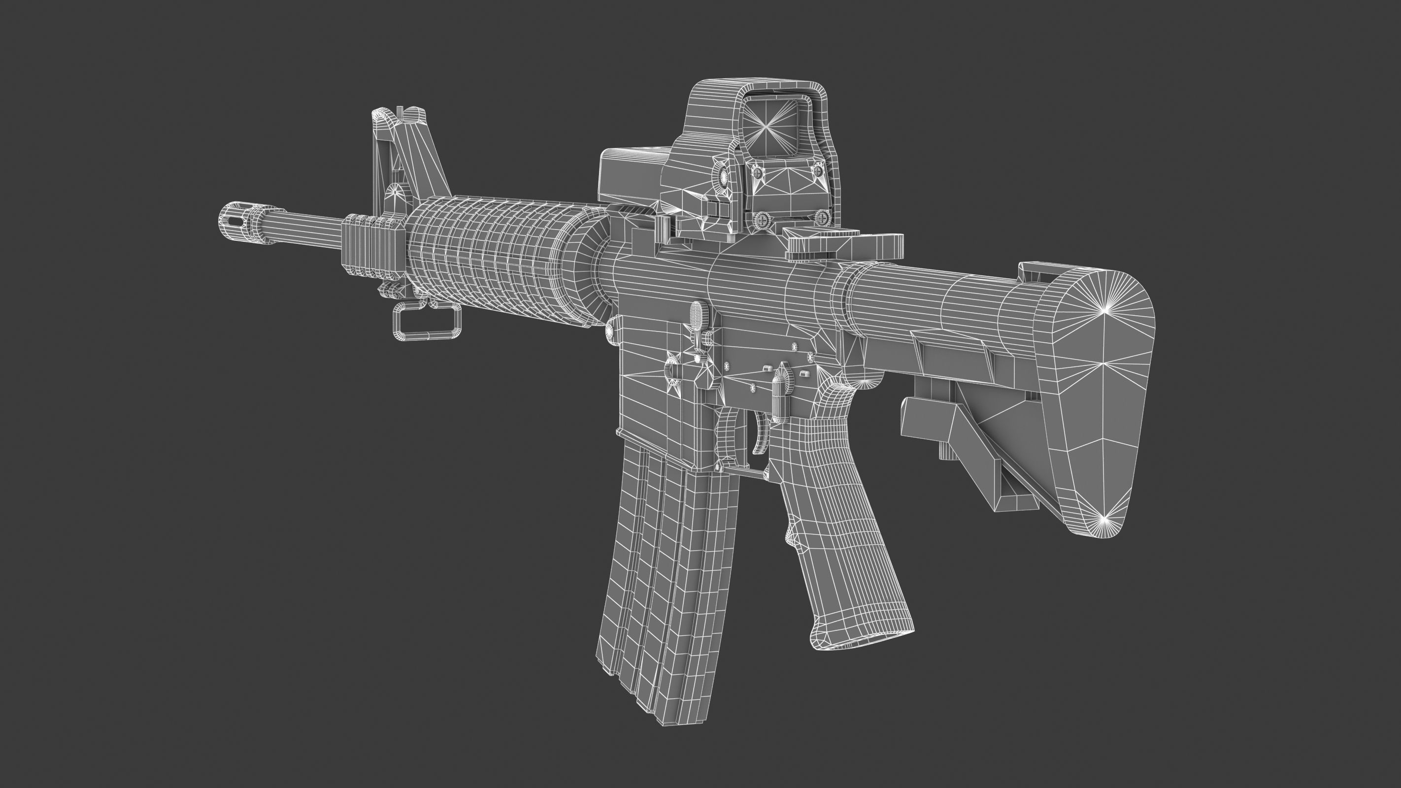 Colt Canada C8A1 Low-poly 3D model_16