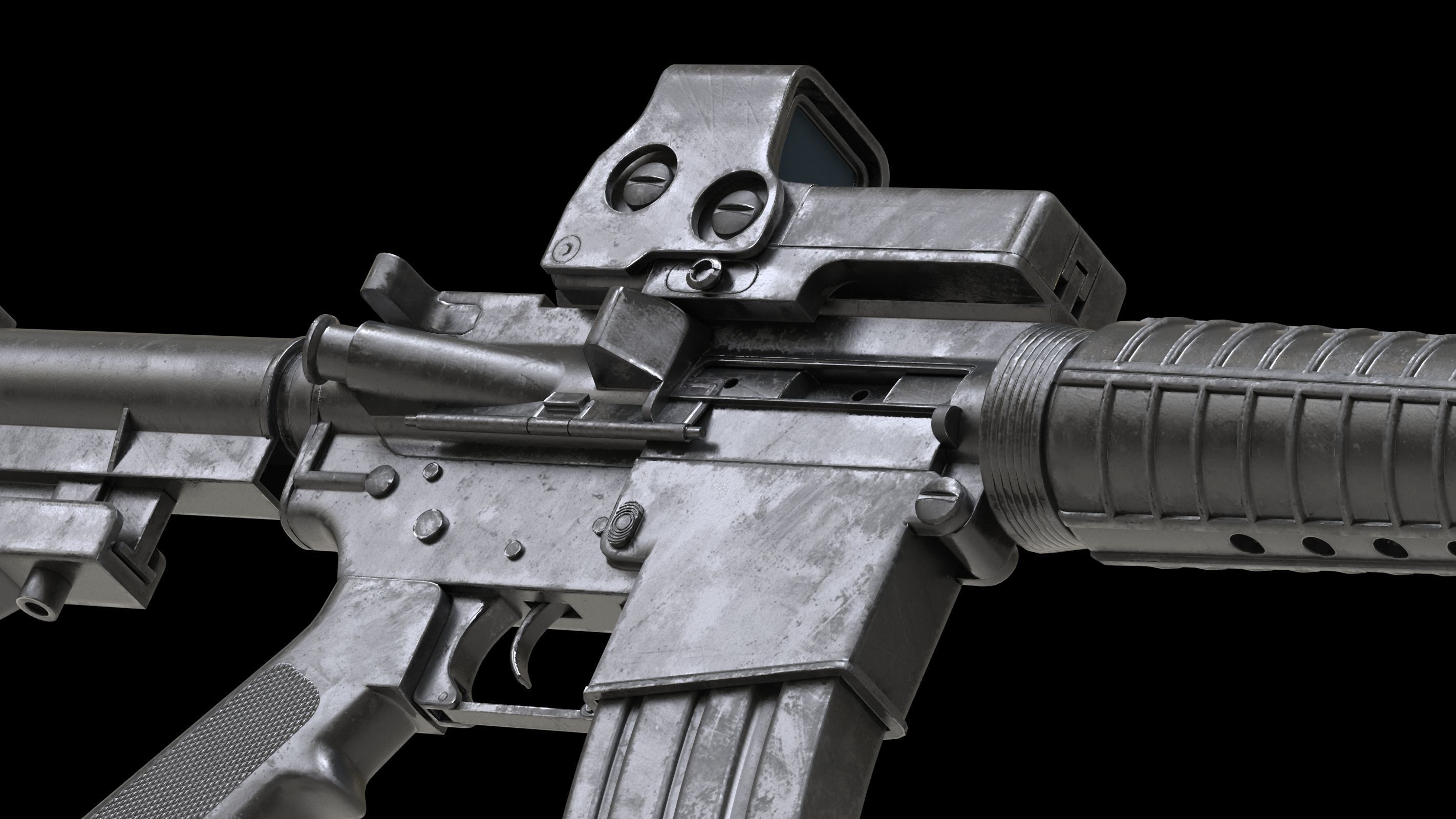 Colt Canada C8A1 Low-poly 3D model_13