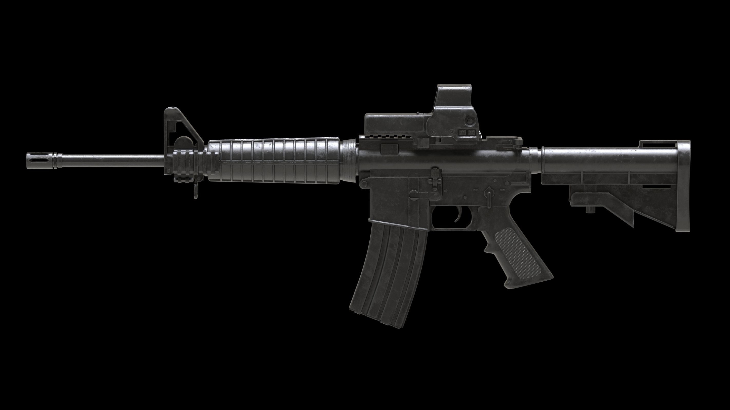 Colt Canada C8A1 Low-poly 3D model_2