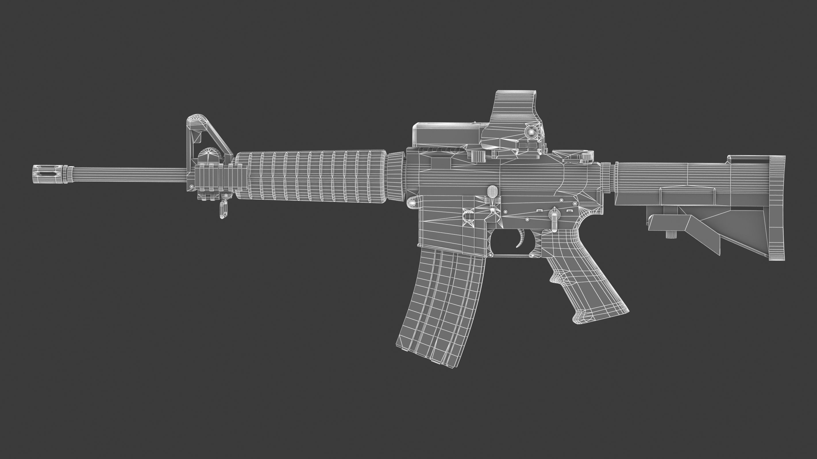 Colt Canada C8A1 Low-poly 3D model_17