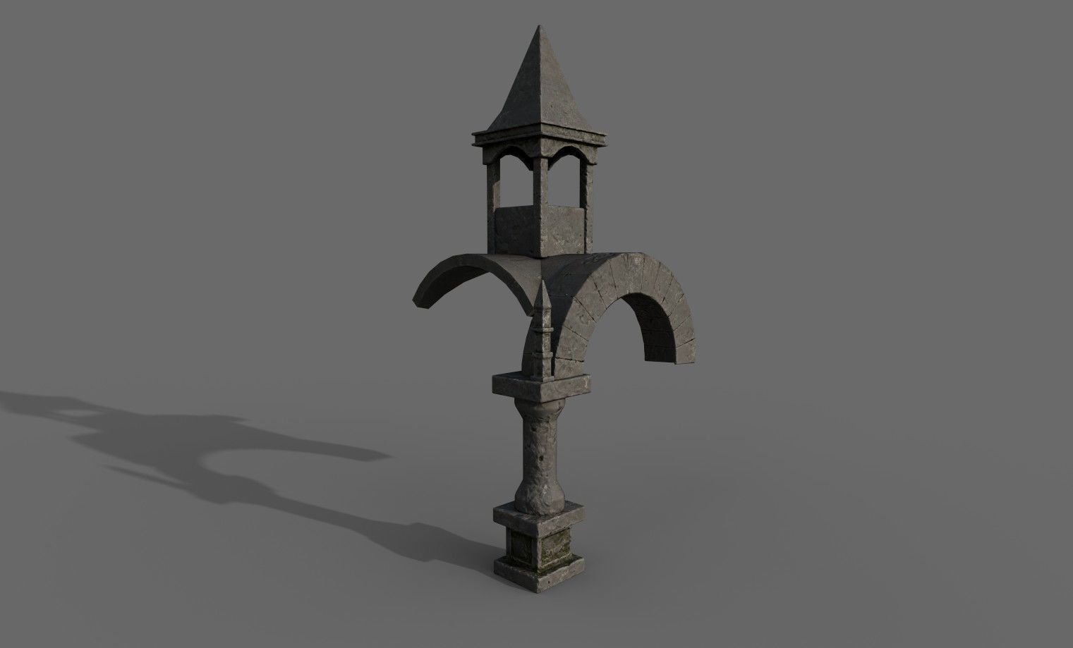Graveyard pack vol 01 Low-poly 3D model_26