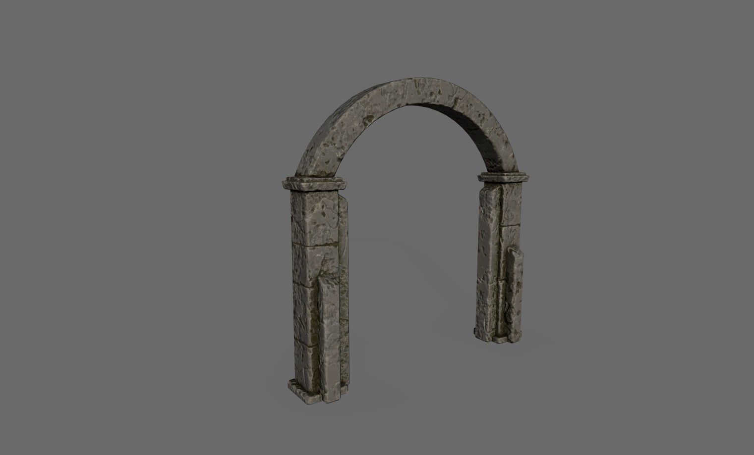 Graveyard pack vol 01 Low-poly 3D model_8