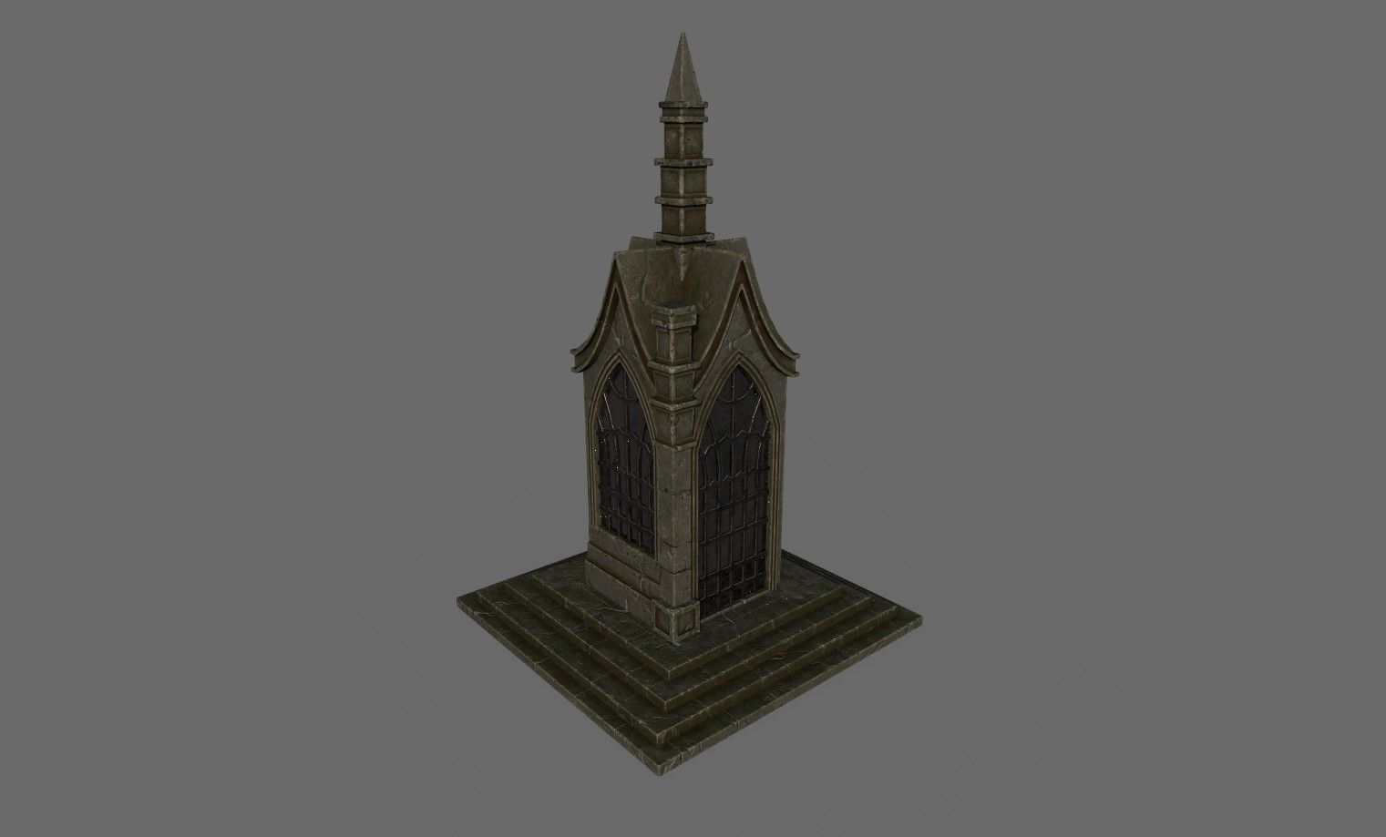 Graveyard pack vol 01 Low-poly 3D model_29