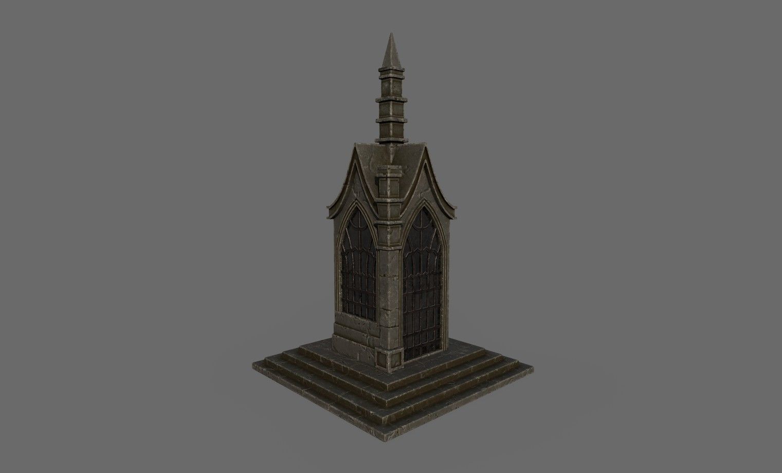 Graveyard pack vol 01 Low-poly 3D model_28