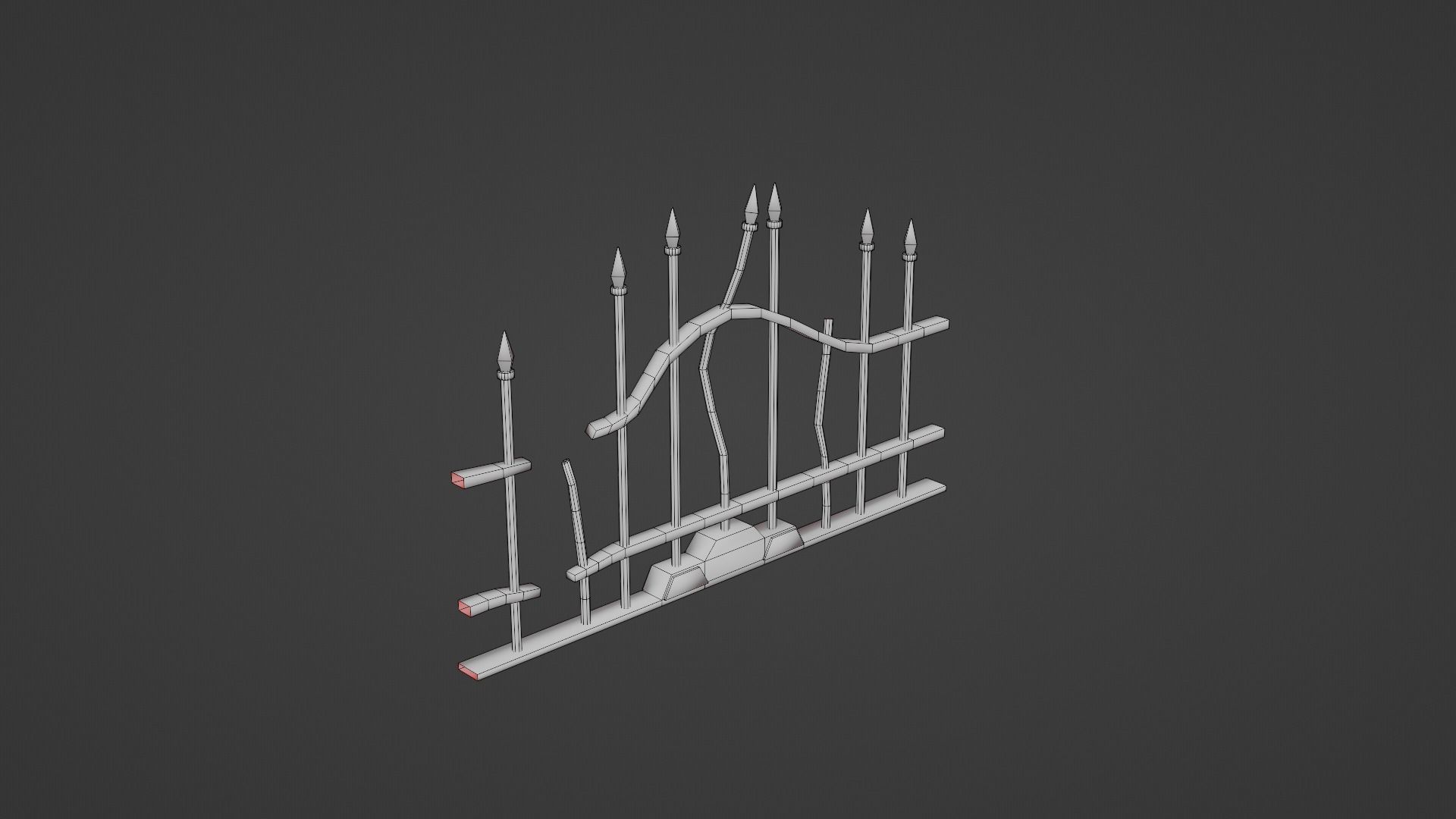 Graveyard pack vol 01 Low-poly 3D model_53