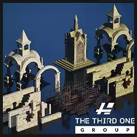 Graveyard pack vol 01 Low-poly 3D model Graveyard pack vol 01 Low-poly 3D model