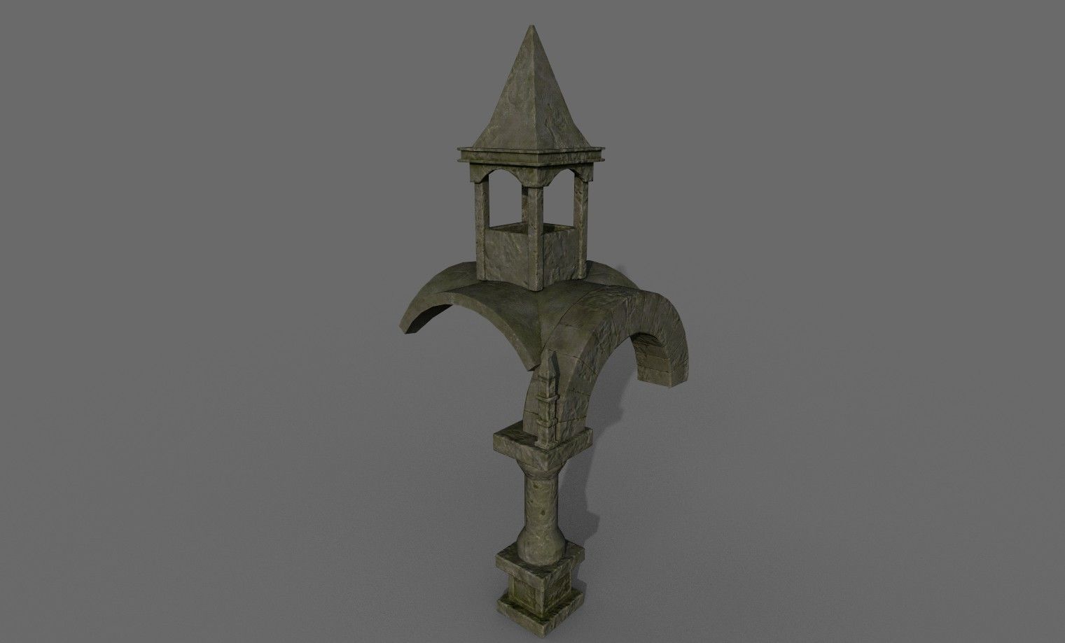 Graveyard pack vol 01 Low-poly 3D model_27