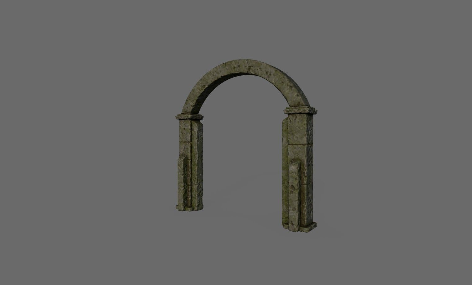 Graveyard pack vol 01 Low-poly 3D model_10