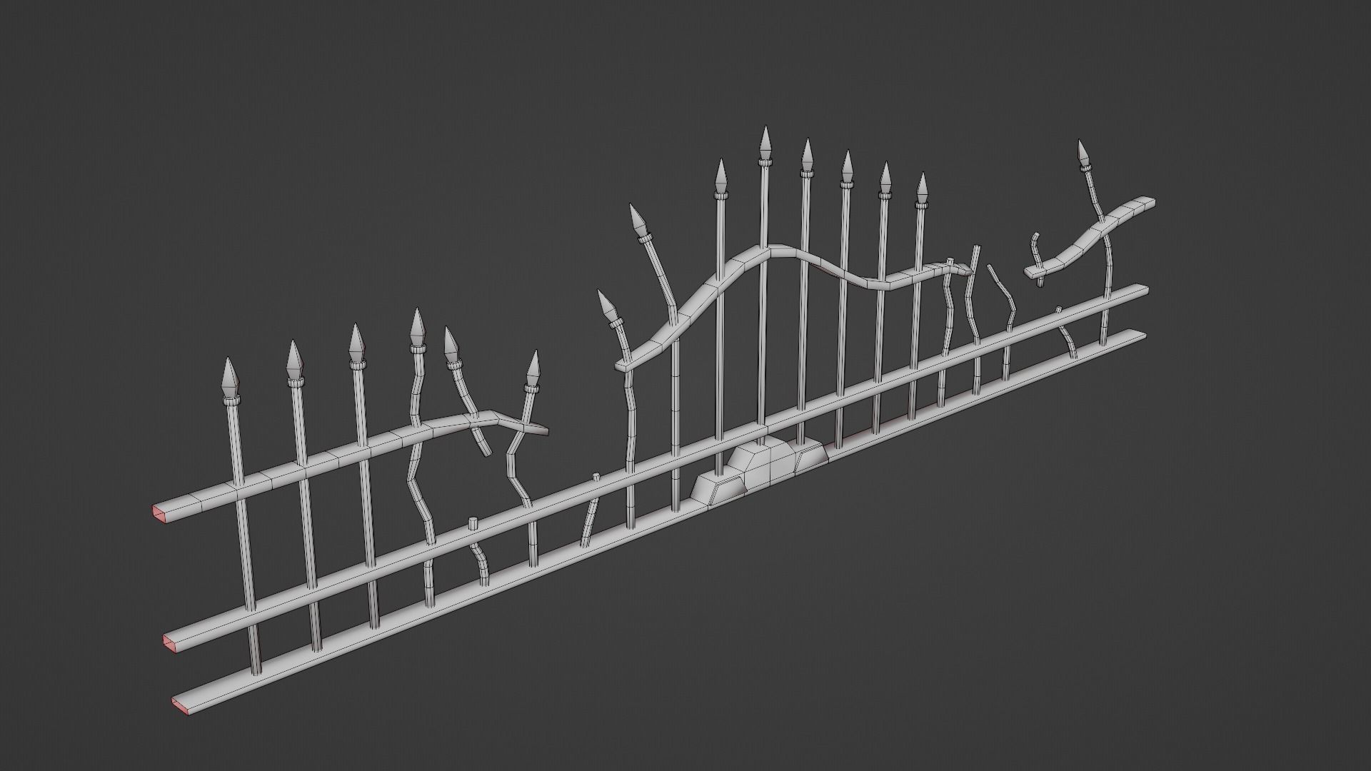 Graveyard pack vol 01 Low-poly 3D model_51