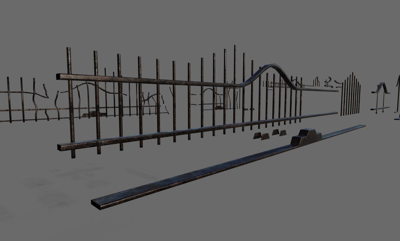 Graveyard pack vol 01 Low-poly 3D model_23