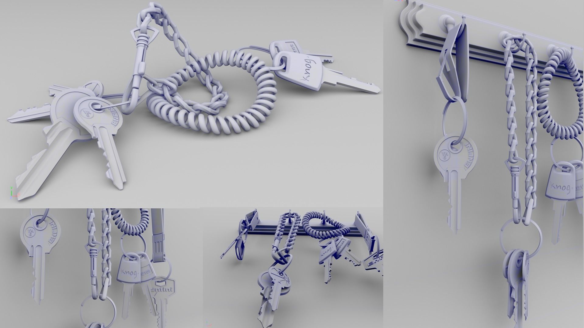 Free KeyChain Free 3D model_9